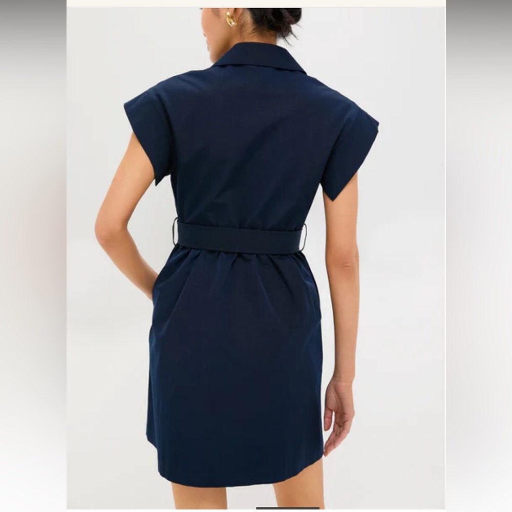 Navy Mini Chloe Dress - Picture 3 of 10